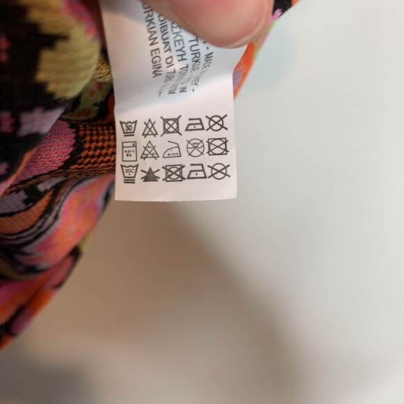 NWT ZARA 70s boho paisley romper Barbiecore floral v-neck y2k beach bunny 2662 - Picture 9 of 13